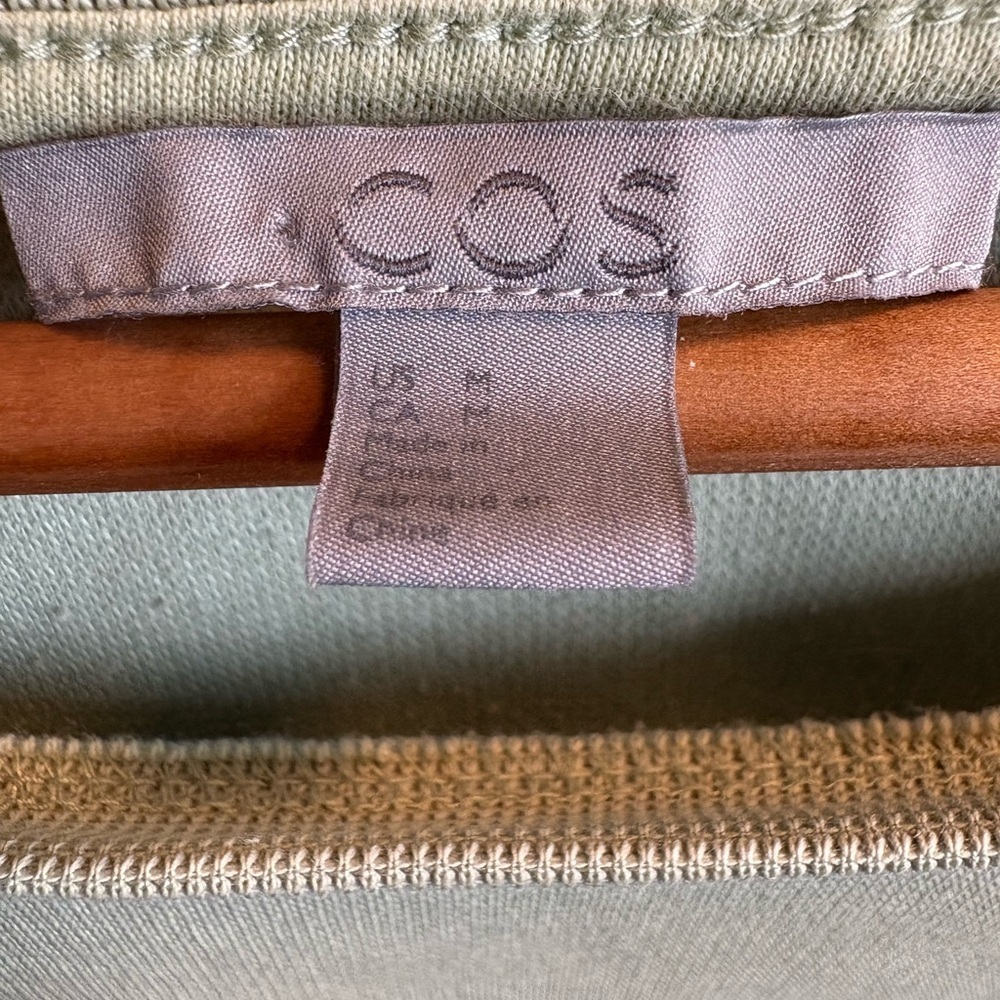 COS Sweatshirt with Shirt Hem | Size Medium - Picture 7 of 9